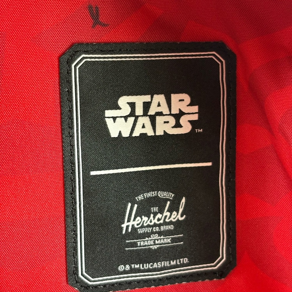 HERSCHEL X DISNEY Parks Star Wars: Episode 1 Phantom Menace 25th Backpack - Picture 10 of 15